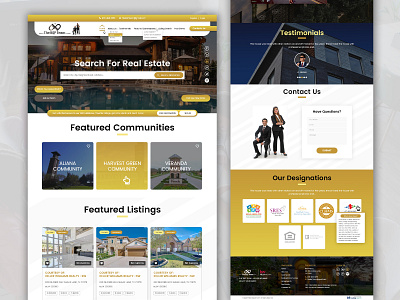 The B&P Team design realestate ui ui ux website design