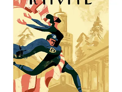 The Kyivite cartoon cover illustration