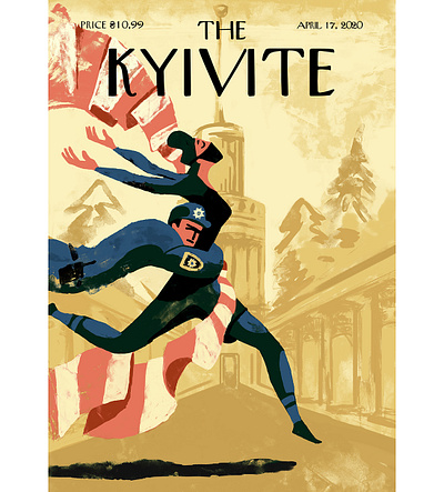 The Kyivite cartoon cover illustration