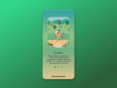 Animated Onboarding Screens animation mobile app design mobile application