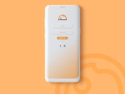 Signup Screen | UI Design | Neumorphism app app design application branding agency design neumorphism ui ui ux uidesign uiux ux uxdesign uxdesigns xd