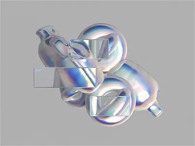 Rainbow Glass 3d animation c4d c4dart cinema4d gradient houdini iridescent motion motion graphics motiondesign motiongraphics