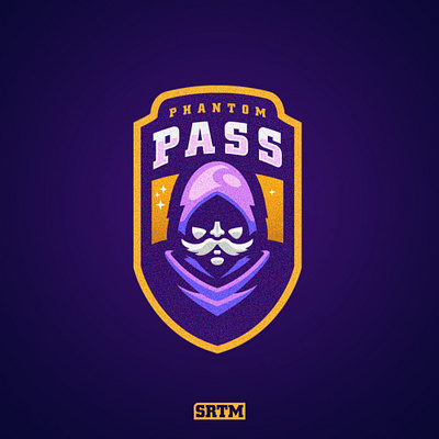 PHANTOM PASS animation basketball design esportlogo esports icon logo logo esports vector sports vector