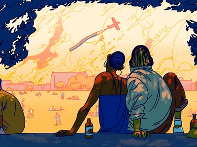 Pride 2020 digital art drawing gay illustration illustration digital landscape lgbtq lgbtqia outdoor pride pride 2020 pride month pridemonth queer summer