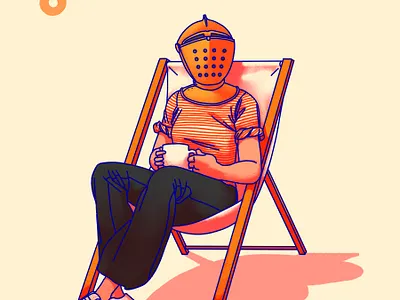 Self Portrait character digital art drawing illustration illustration digital illustrations knight portrait procreate self portrait stripes