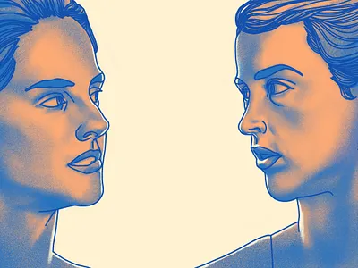 Portrait de la Jeune Fille en Feu cinema cinéma drawing faces film gay illustration illustration digital lesbian lgbtq portrait portrait of a lady on fire pride pridemonth women