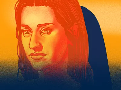 Eefje de Visser digital art drawing eefje de visser illustration illustration digital music nederland portrait singer