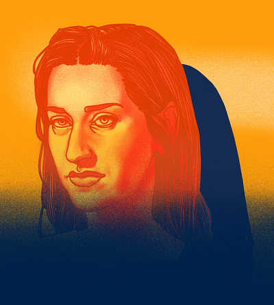 Eefje de Visser digital art drawing eefje de visser illustration illustration digital music nederland portrait singer