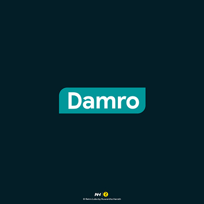 "DAMRO" Redesign brand design branding damro design flat icon identity branding logo logo design minimal minimalist typography