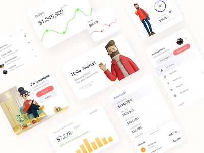 Components New 3d adobexd art branding budget colors component design graphic income invest new outcome payment simple ui uiux uiuxdesign wallet wallet app