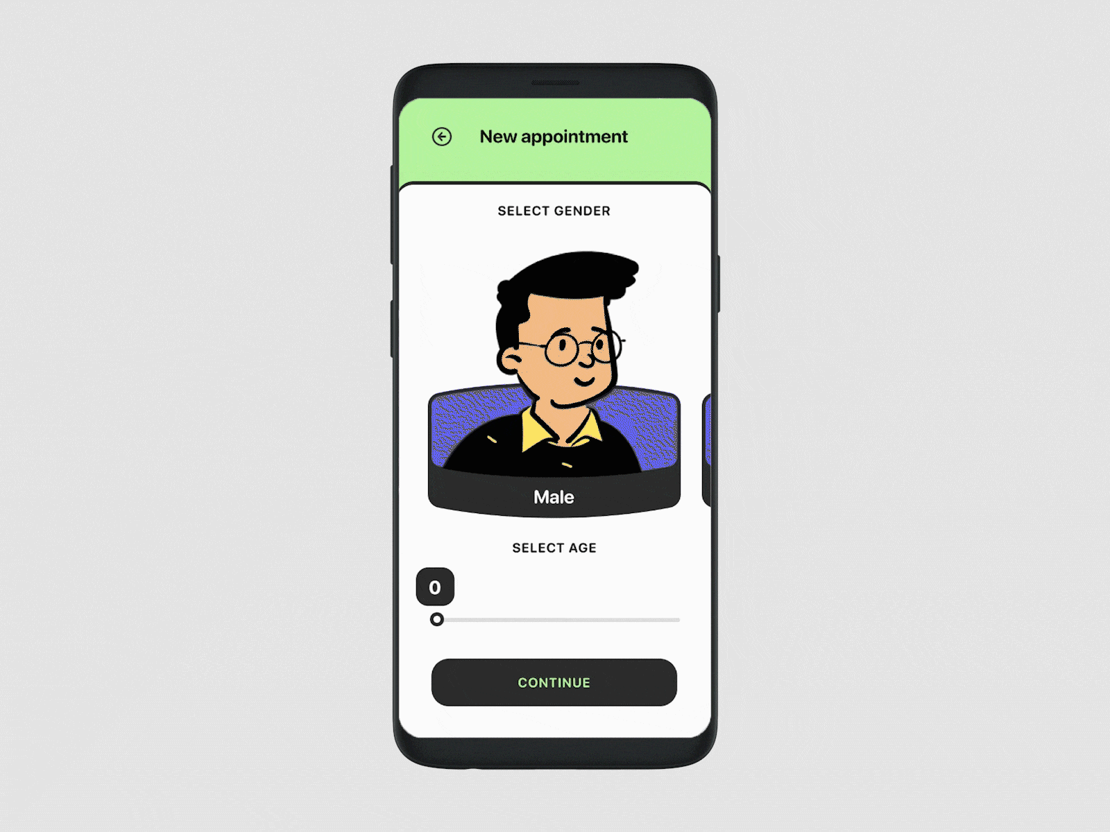 Doctor Appointment Booking App for Kids animation app app design application card interaction ui ui design