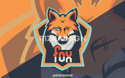 fox esport animal esport esportlogo esports esports logo fox fox logo gaminglogo illustration logo logogame logos sport
