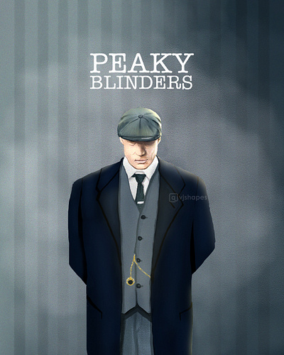 Cillian Murphy - Illustration art artist character creative designer digital art digital illustration digital painting digitalart drawing dribbble illustration illustrator peaky blinders series