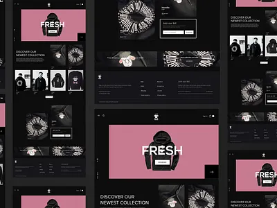 BLACKSHEEP | WebDesign adobe xd clean concept design modern typography ui ux webdesign