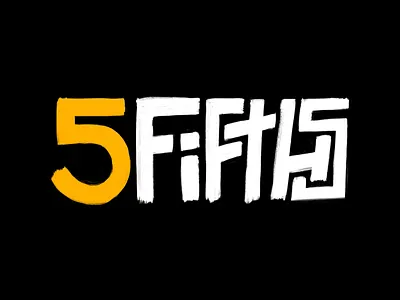 5 Fifths black lives matter eqaulity hand lettering minimalist typography