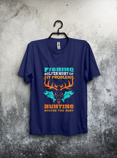 Fishing and hunting deerhunting design hunter hunting hunting t shirt illustration tshirt tshirt design tshirtdesign tshirts type typography