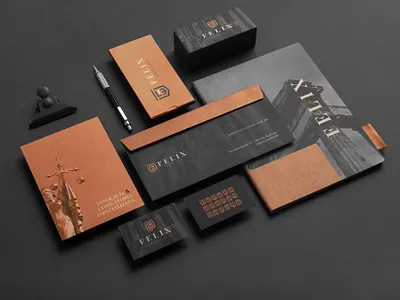 FELIX Advocacia - Brand Identity brand branding branding mockup brochure business card download free freebie identity letterhead logo mockup mockupcloud portfolio presentation psd showcase stationery template typography