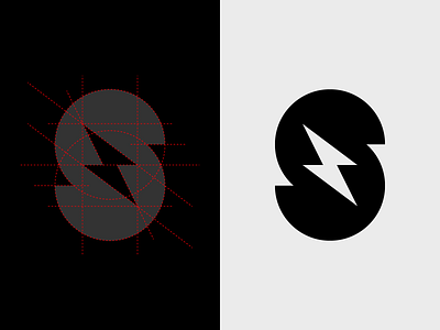 Storm Cards bolt branding custom type geometric grid icon identity lettering lightning bolt monogram s s logo s monogram symbol symbol icon typography