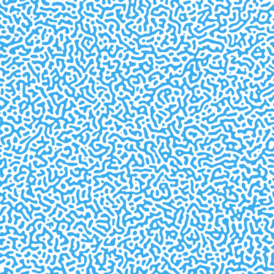 Turing Pattern - Cyan cyan pattern pattern art pattern design turing pattern