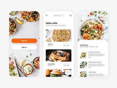 Food Ordering App app food food app food app design foodie minimal minimalist mobile app online ordering order food restaurant app restaurants take out ui ui design ux ux design