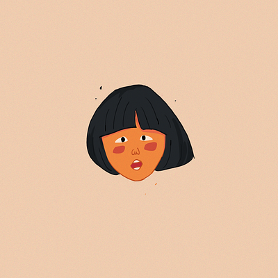 asian girl asian character child cute girl illustration kid ui