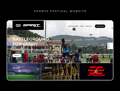 Spirit Website Redesign - PostFest v2.0 branding design flat typography ui ux vector web website