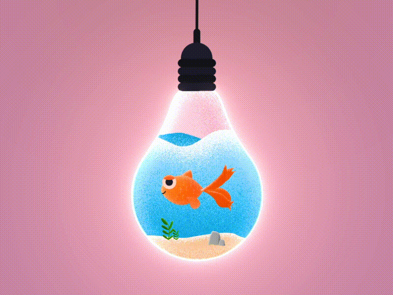 Little fish π  aftereffects animation dribbble gif illustration liquido motion motion graphic motiongraphics