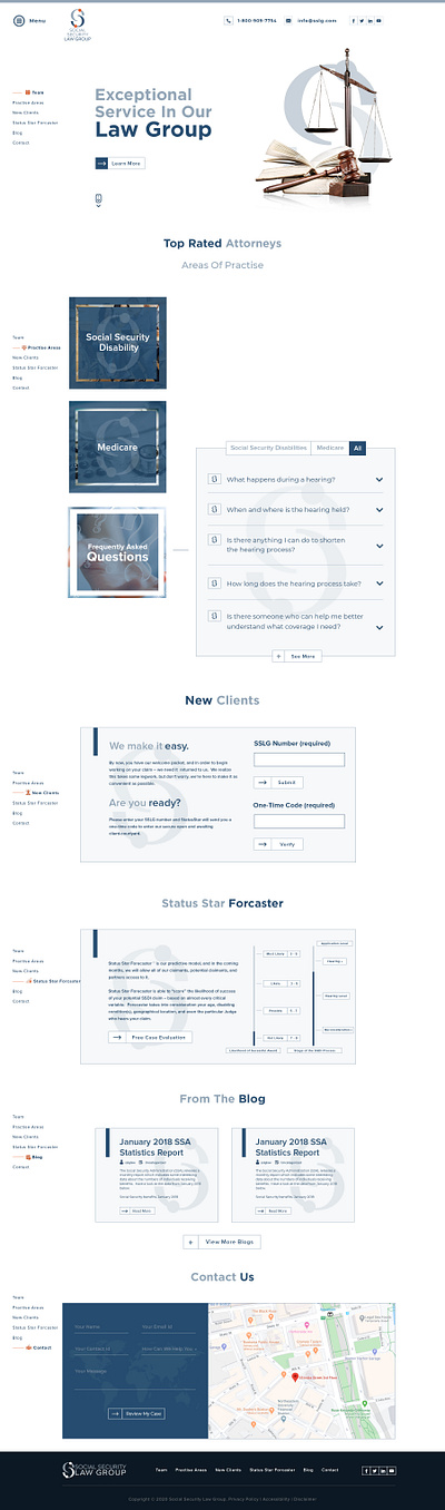 Law Group Website Design