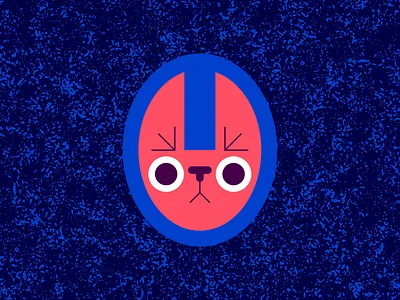 Blink animal ben stafford blink character character design creature cute geometric illustration staring eye contest texture vector vector textures