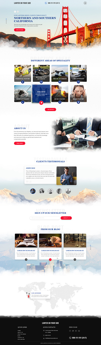 Law Group Website Design