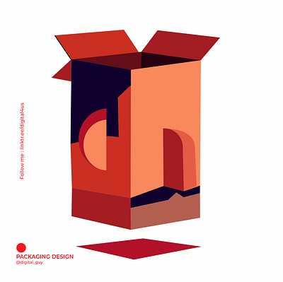 Box Packaging Design box design branding design illustration packaging vector