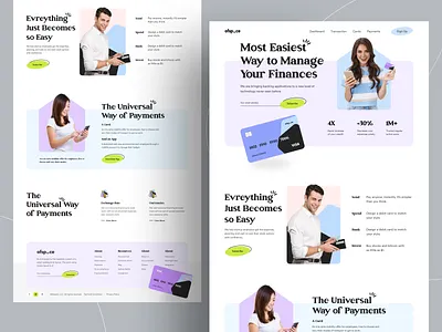 Finance Management Web bank card debit card finance financial service fintech invest investment investment app landing page money management money transfer payment saas send payment service uiux web web design website