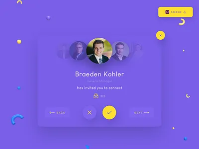 Daily UI Challenge 094/100 - Pending Invitation Design 100uichallenge adobe xd ankur tripathi daily 100 challenge dailychallenge dailyui dailyuichallenge free download freebie uidesign web design webdesign website website design
