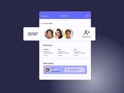 CoShopping - Shop together and save! app ui concept dailyui dashboard landing page tablet app ui app ui app design ui ux design web design