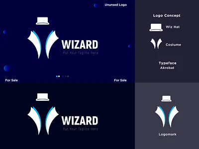 Wizard Logo Design clean concept design creative creative design creative design creative designer creative logo creativity dailylogochallenge design elegant graphic graphic design graphicdesign logo logo design logodesign logos logotype wizard logo