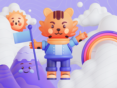 3D Animal designs, themes, templates and downloadable graphic elements on  Dribbble