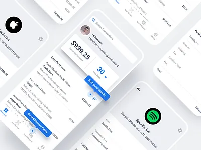 Finance App app bank banking debt finance flutter funds interaction ios iphone mobile payment product design saas savings spending transfer ui ux wallet
