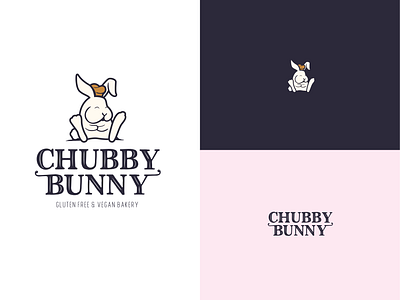 Daily UI 052: Logo Design 052 bakery branding bunny chubby dailyui design illustration logo rabbit