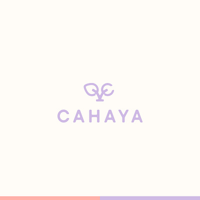 Cahaya brand identity branding design identity logo pastel colors skincare vector vegan