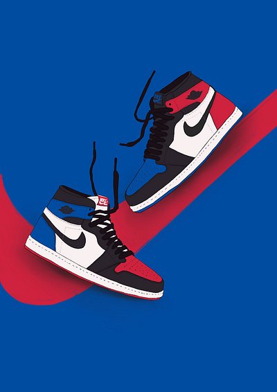 Air Jordan 1 airjordan airjordan1 design illustration nike nike air jordan 1 nike shoes retro shoes sneakers