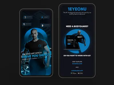 1EYEONU — Commercial Slides 1eyeonu brochure designapp polygraphy ui