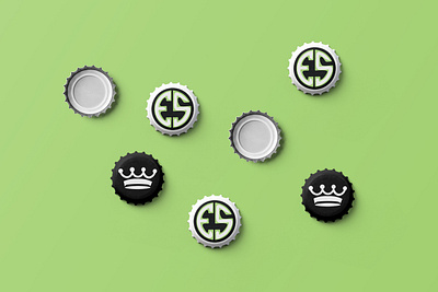 Tradition Brewing Co. - Bottle Caps branding design illustration illustrator logo mockups package design packaging vector