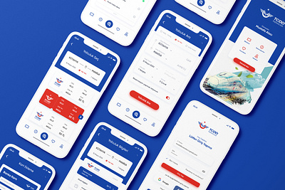 TCDD E-Ticket Booking Mobile App - Redesign app booking app e ticket mobile app redesign train train app ui