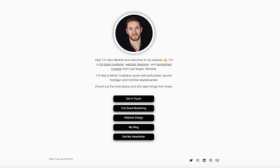 My Personal Site elementor elementor pro marketing ui ux web design website website design wordpress wordpress design