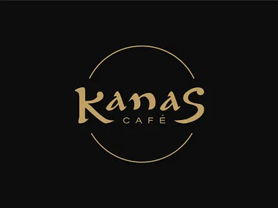 Kanas Café Logo coffee coffee shop coffee shop logo coffeeshop dailylogochallenge logo logodesign logodlc typography