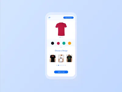 Daily UI (Customize Product) customize product dailyui shirt t shirt ui ux