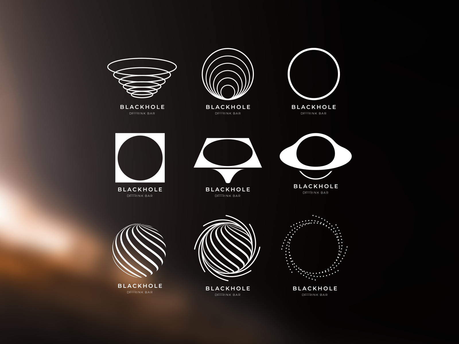 Example of BLACKHOLE - CONCEPT LOGOS