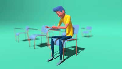 3D course scene animation 3d blender 3d design