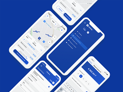 Parking app concept design mobile mobile app ui ux