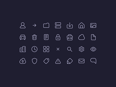 Iconset design icon icon set ui